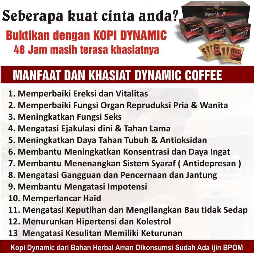 Manfaat Kopi Dynamic untuk Vitalitas Pria